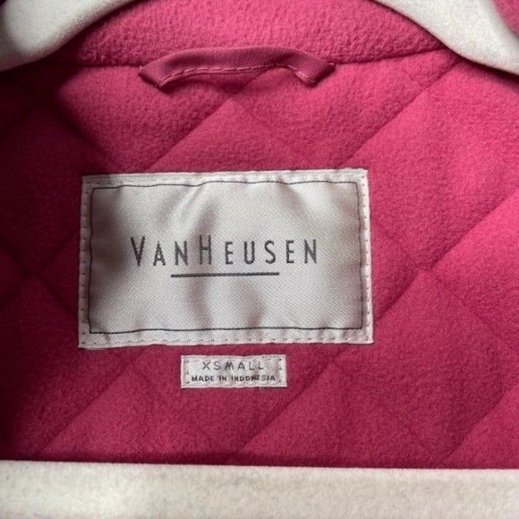 Van Heusen Size X-Small Solid Mauve Pink Puffer Quilted Women's Vest Size Winter - Picture 7 of 8